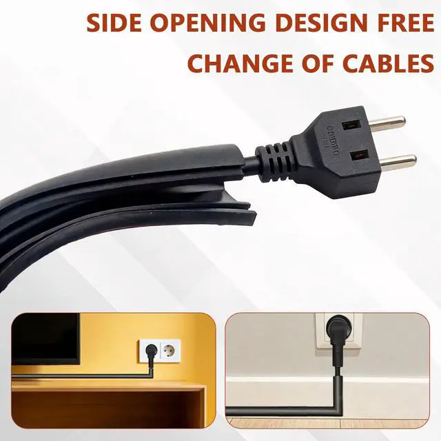 Alt view image 4 of 7 - 10 Ft Windshield Wire Hider for Car - Black PVC Side Opening Cable Cover to Hide Wires on Roof Rack, Light Bar, Dome Light & More - Universal Car Wire Hider
