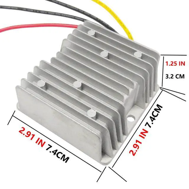 Alt view image 3 of 7 - 12V to 24V DC Step Up Converter Input(9-20V) Boost Voltage Booster Transformer (5A 120W)