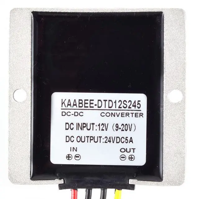Alt view image 2 of 7 - 12V to 24V DC Step Up Converter Input(9-20V) Boost Voltage Booster Transformer (5A 120W)