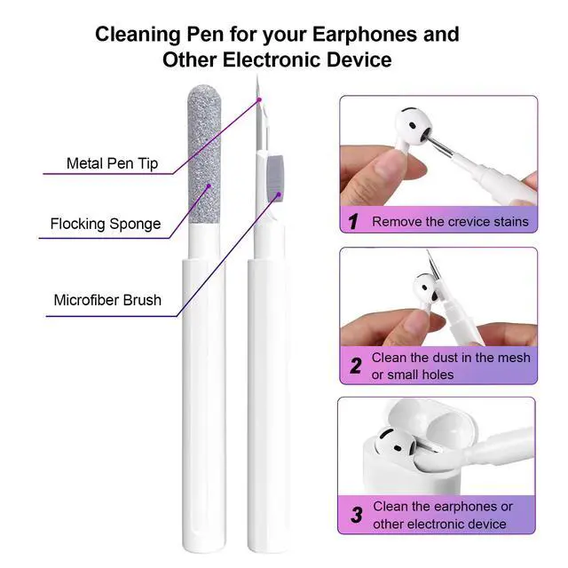 Alt view image 7 of 7 - for Airpods 4 Case Glitter Shell,Cute Luxury Shell Pattern | Soft TPU Airpods 4th Generation Case Cover with Girly Five-leaf Shell Flower Pearl Keychain&Cleaning Pen Women Girls-Red