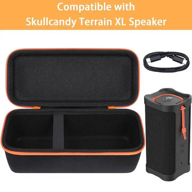 Alt view image 3 of 6 - Hard Case for Skullcandy Terrain XL Wireless Bluetooth Speaker | Travel Protective Storage Bag with Hand Strap, Shockproof EVA Shell and Soft Lining