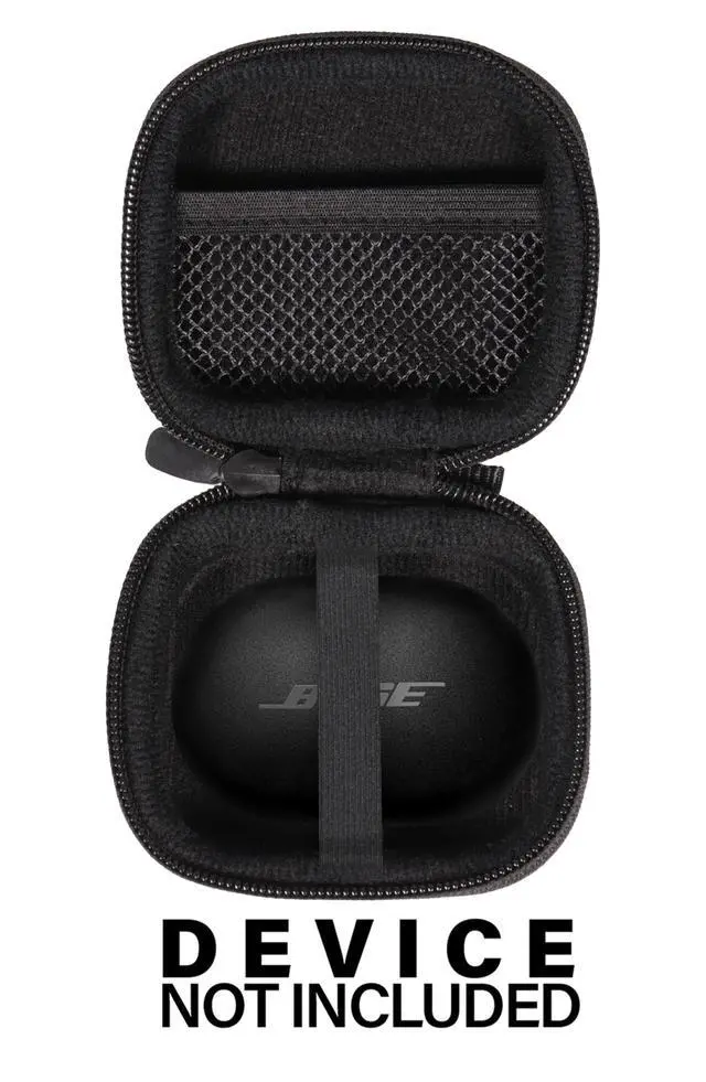 Alt view image 3 of 5 - Case for Bose New QuietComfort True Wireless Noise Cancelling Earbuds (Black)