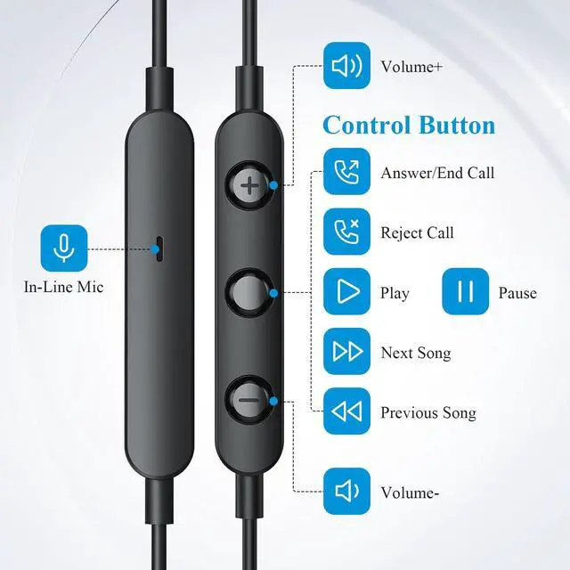 Alt view image 4 of 6 - MFi-Certified Lighting Earbuds for iPhone 14 13 12 11 Pro Max Black | Magnetic Ear Buds Earphones Built-in Mic Volume Control Wired Headphones for iPhone 14 Plus 13 Pro 11 Pro Max XS XR 8 7 Plus