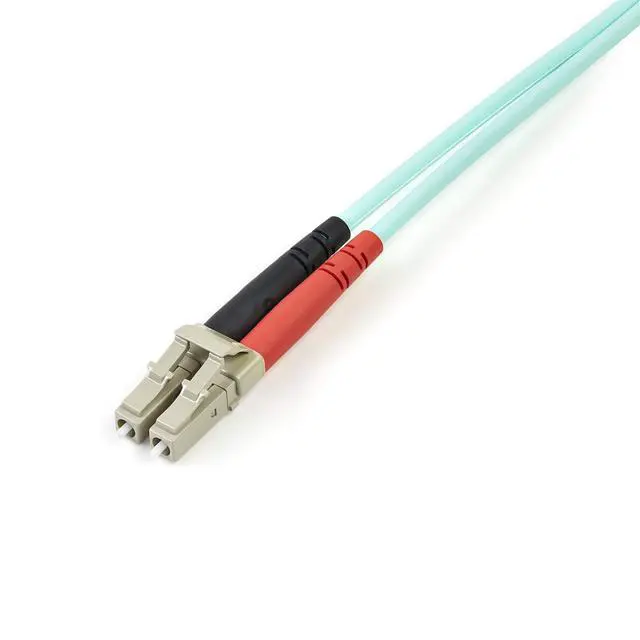 Alt view image 3 of 4 - 2m (6ft) LC/UPC to LC/UPC OM3 Multimode Fiber Optic Cable, Full Duplex 50/125, 100G, LSZH Fiber Jumper Cord