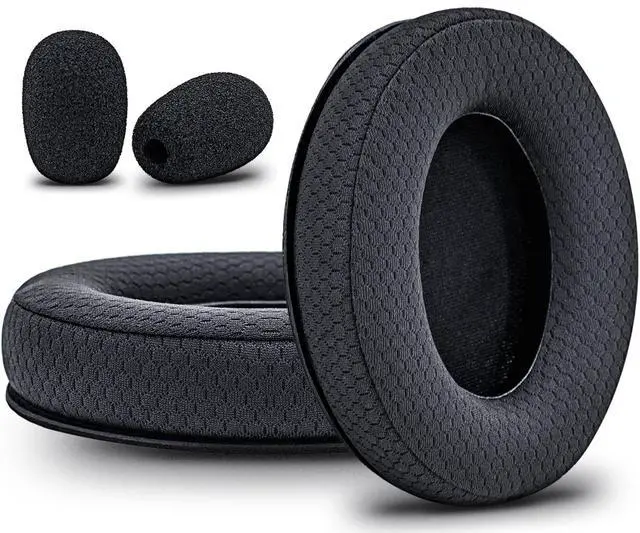 Main image of Revolver Ear Pads for Cloud Revolver/Revolver S Headset I Thicker 1 Inch Enhanced Memory Foam - Breathable Mesh Upgrade More Comfort by