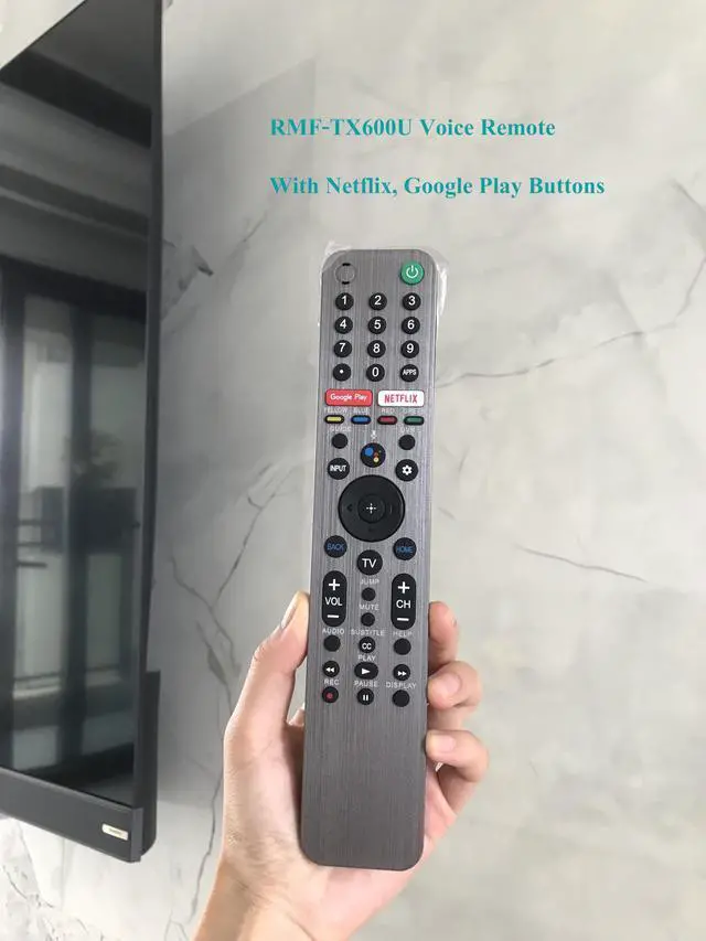Alt view image 2 of 6 - Voice Replacement Remote Control for Sony Bravia Smart TV XBR-A9G XBR-55X950H XBR-55X950G XBR-55X800H XBR-55X900H XBR-65X950G XBR-65A9G XBR-55A9G XBR-77A9G XBR-48A9S XBR-55X850G XBR-75X950G