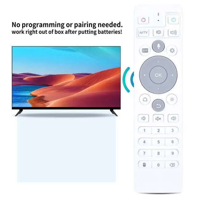 Alt view image 2 of 5 - Replacement for Ubox TV Set-Top Box Remote Control with Voice Function, Compatible with Ubox10 Ubox11 Ubox12 UB11 UB10 UB12