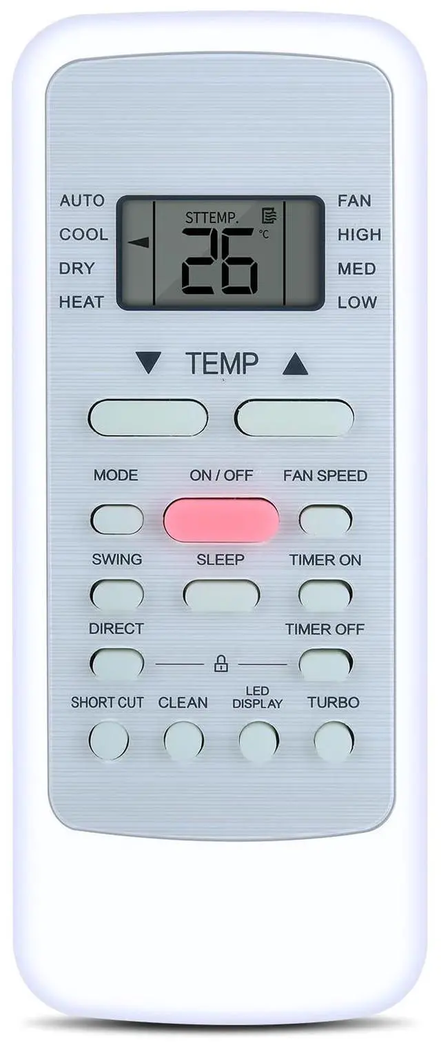 Main image of RG51G5(1)/CEU1 RG51G5(1)/EU1Replacement Remote Control Intended for Midea Air Conditioner MAW06R1CWT MAW10R1BWT MAW05M1BWT