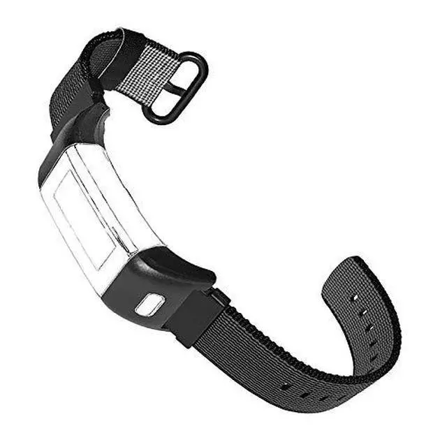 Alt view image 4 of 5 - Classic Nylon Weave Band Compatible with vivosmart HR HR+Plus Approach X10 X40 Replacement Bands Smart Watch Strap with Accessory Adpaters
