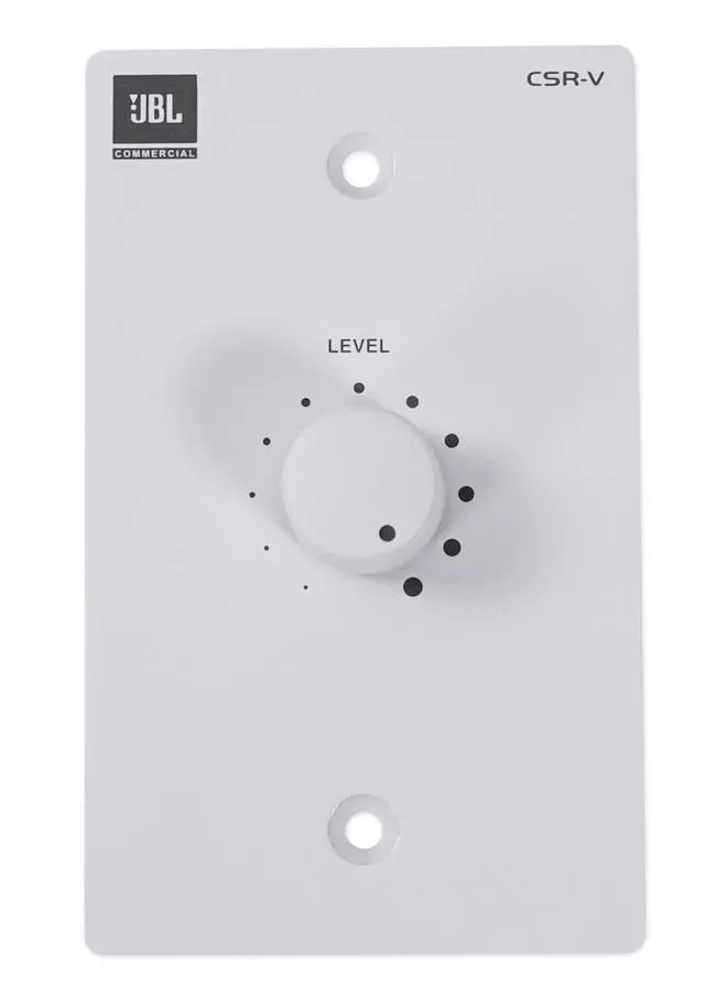 Main image of Professional CSR-V-WHT Wall Controller with Volume Control for use with CSM-21, CSM-32, All CSMA, White