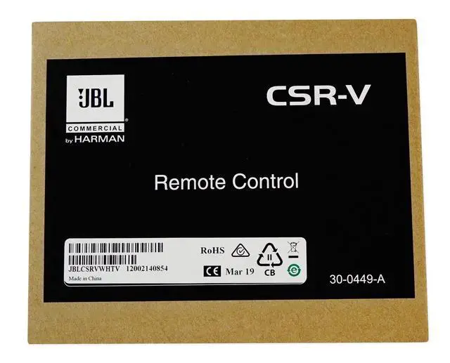 Alt view image 5 of 5 - Professional CSR-V-WHT Wall Controller with Volume Control for use with CSM-21, CSM-32, All CSMA, White