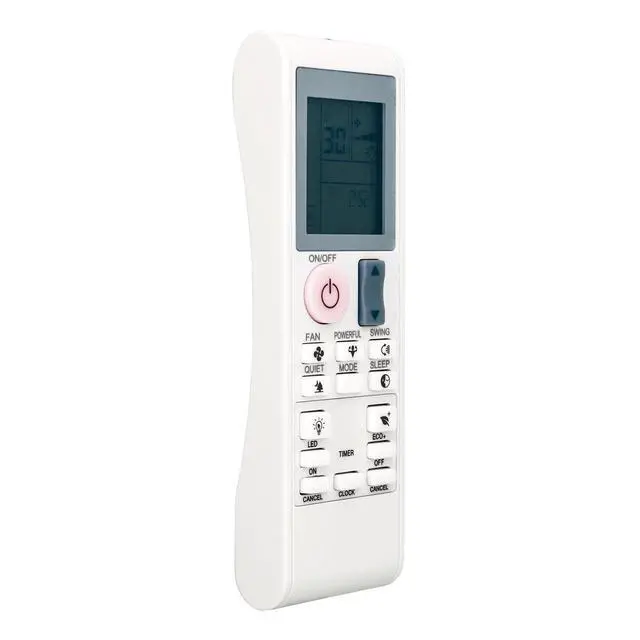 Alt view image 5 of 7 - Replacement for Daikin White Remote Control with Wall Holder 2531835 2543304