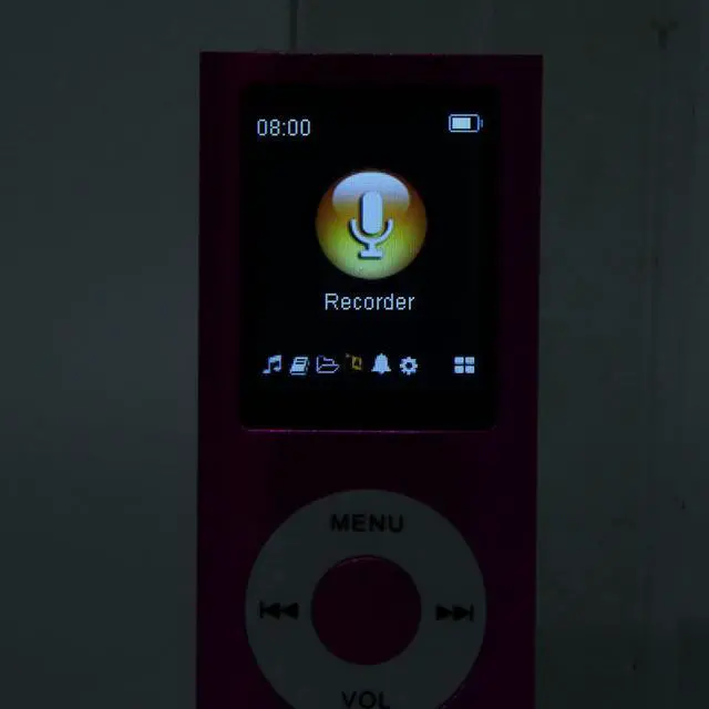 Alt view image 6 of 6 - MP3 Player with Lossless Sound, Memory Card Support, Easy to Use, Long Battery Life, Aluminum Alloy, for Students Running Walking