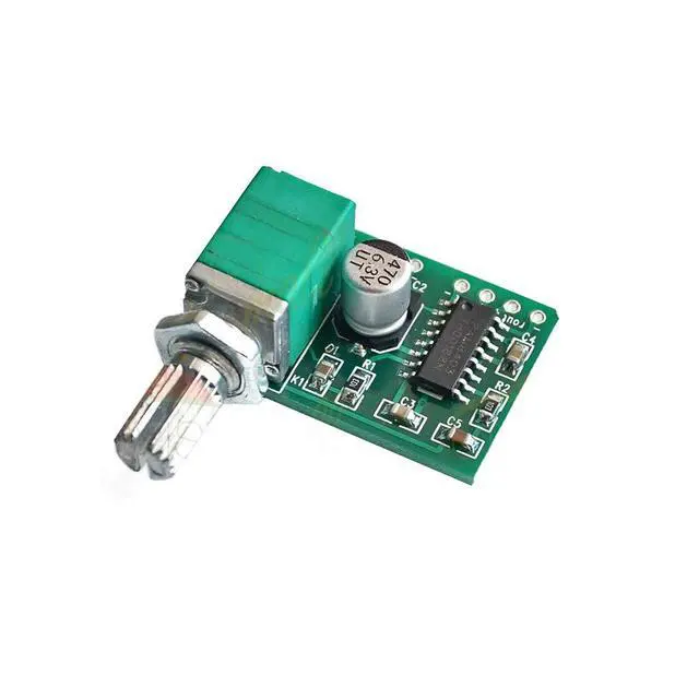 Alt view image 3 of 3 - 2PCS PAM8403 3W Stereo Audio Power Amplifier Board Module Super Mini DC 5V with Volume Control Potentionmeter