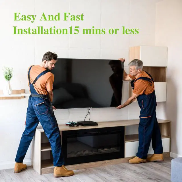 Alt view image 5 of 7 - Full Motion TV Wall Mount for Most 32-55 Inch TVs Articulating Swivel & Tilt TV Bracket Fits VESA 400x400mm, Holds up to 71 lbs