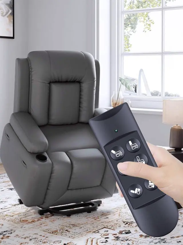 Alt view image 2 of 6 - 6 Button 5 Pin Lift Chair Remote Replacement fit for Home Power Recline Hand Control, for Okin, for Dewert, for Limoss, for Golden, for Catnapper