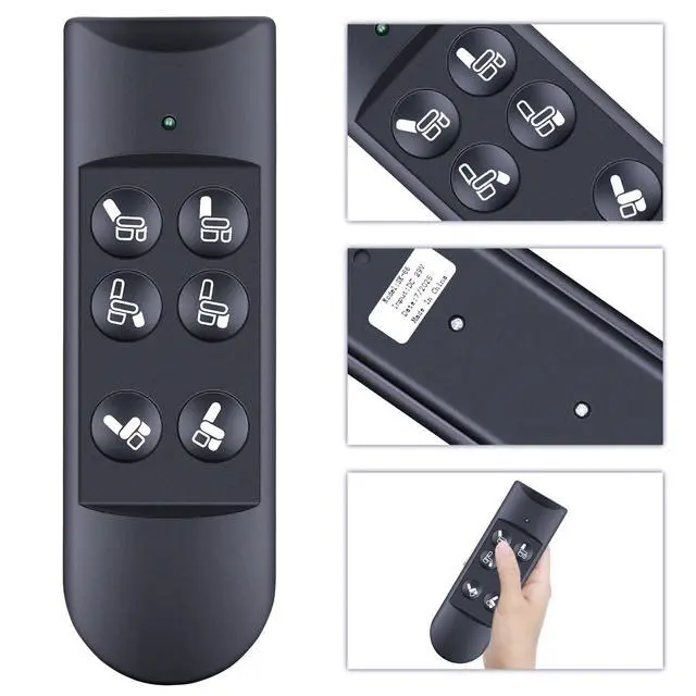 Alt view image 4 of 6 - 6 Button 5 Pin Lift Chair Remote Replacement fit for Home Power Recline Hand Control, for Okin, for Dewert, for Limoss, for Golden, for Catnapper