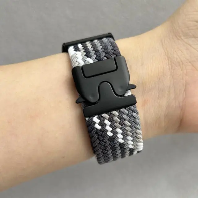 Alt view image 4 of 5 - Upgraded Nylon Weaving Strap for Whoop 5.0 & 4.0, Magnetic Clasp with Protective Shell, Breathable Sport Band for Fitness, Running, Sleep
