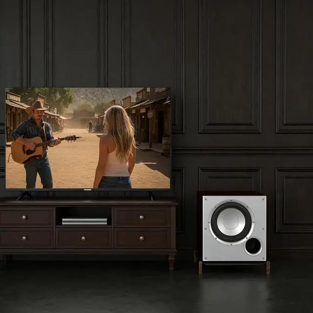 Alt view image 7 of 7 - Wooden Stand for Polk Audio PSW10 10" Powered Subwoofer,Improve The Quality of The Sound and Increase The Distance from The Ground. (14''W×16.13D)