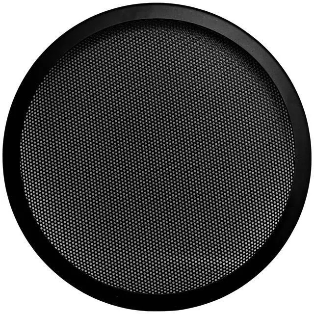 Alt view image 2 of 6 - GRL-10 10-Inch 2-Piece Heavy-Duty Steel Mesh Car Speaker Subwoofer Grill Cover, Black