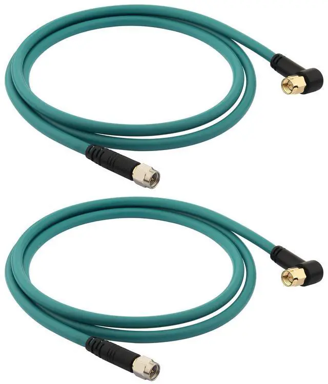 Main image of 3FT 2-Pack SMA Male to SMA Male RG142 Coaxial Cable Jumper 50 Ohm