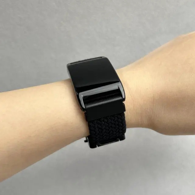 Alt view image 3 of 5 - Upgraded Nylon Weaving Strap for Whoop 5.0 & 4.0, Magnetic Clasp with Protective Shell, Breathable Sport Band for Fitness, Running, Sleep