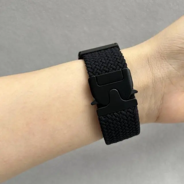 Alt view image 4 of 5 - Upgraded Nylon Weaving Strap for Whoop 5.0 & 4.0, Magnetic Clasp with Protective Shell, Breathable Sport Band for Fitness, Running, Sleep