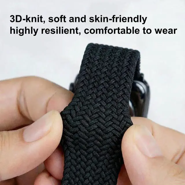 Alt view image 5 of 5 - Upgraded Nylon Weaving Strap for Whoop 5.0 & 4.0, Magnetic Clasp with Protective Shell, Breathable Sport Band for Fitness, Running, Sleep
