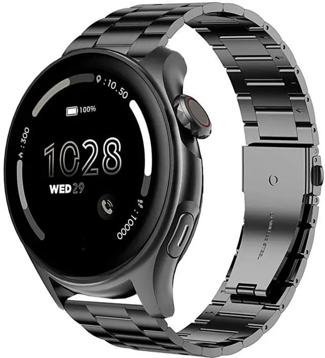 Main image of Compatible with Cubitt Viva Pro Smart Watch Band, Quick Release Stainless Steel Metal Replacement Strap Bracelet Compatible for Cubitt Viva Pro, Viva, Aura Pro 2, 1 / Aura 2, 1 / Terra Smart Watch
