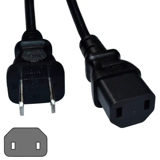 Alt view image 2 of 7 - 10ft AC Power Cord Compatible with Definitive Technology ProSub 600 800 1000 Subwoofer Mains Cable