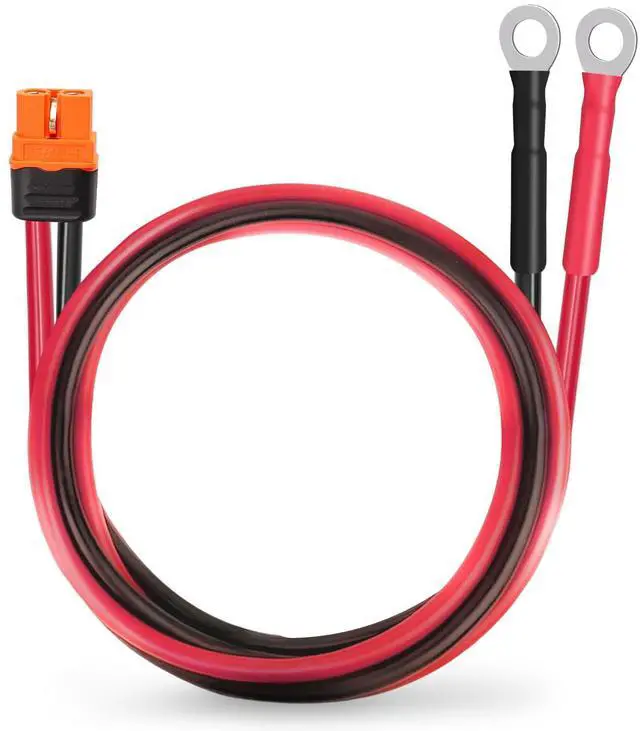 Main image of XT60i to O Ring Terminal Cable 10 AWG 5FT XT60i Female to O Ring Connector XT60i-F Extension Cable for Portable Power Station Solar Generator