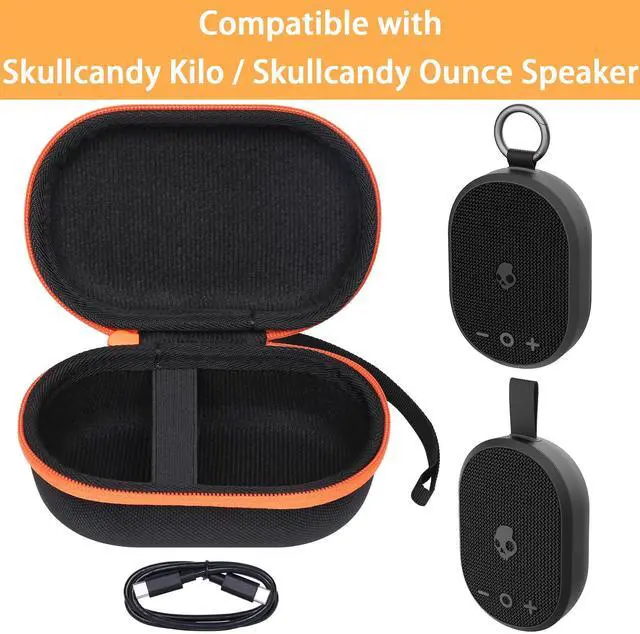Alt view image 3 of 6 - Hard Case for Skullcandy Kilo/Skullcandy Ounce Speaker | Travel Protective Storage Bag with Hand Strap, Shockproof EVA Shell and Soft Lining