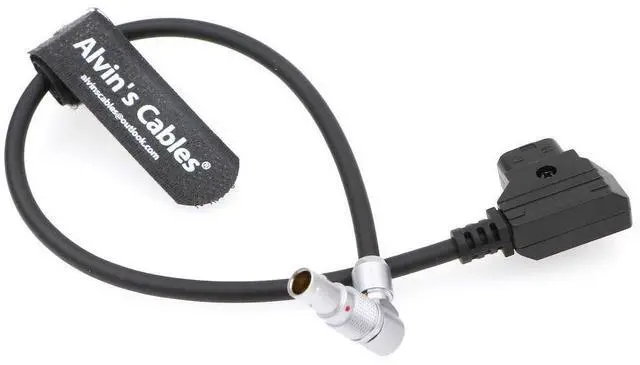 Alt view image 5 of 6 - Rotatable Right Angle 2 Pin Z CAM E2 S6/F6 Power Cable Adjustable 90 Degrees 2 Pin Male to D-tap Cord