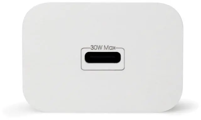 Alt view image 3 of 6 - 30W USB-C Fast Charger and Cable Compatible with Samsung Products, Samsung Phones, Tablets and Other USB-C Devices White (17-Foot, 1-Pack)