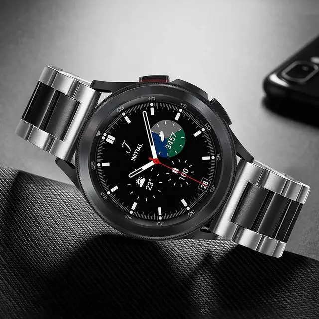 Alt view image 3 of 6 - Compatible with Garmin Venu X1 Bands, Quick Release Stainless Steel Metal Replacement Straps Compatible with Garmin Venu X1 Smartwatch