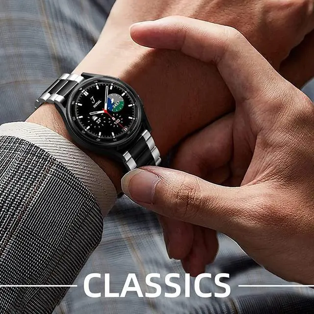 Alt view image 4 of 6 - Compatible with Garmin Venu X1 Bands, Quick Release Stainless Steel Metal Replacement Straps Compatible with Garmin Venu X1 Smartwatch