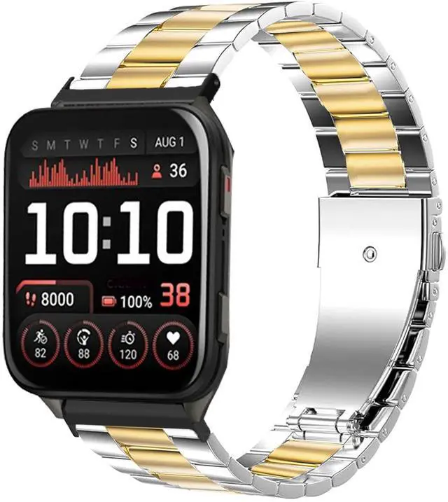 Main image of Compatible with Garmin Venu X1 Bands, Quick Release Stainless Steel Metal Replacement Straps Compatible with Garmin Venu X1 Smartwatch