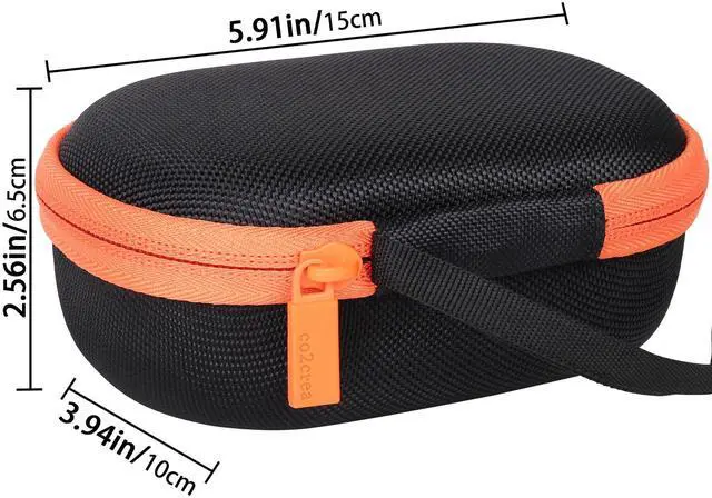 Alt view image 6 of 6 - Hard Case for Skullcandy Kilo/Skullcandy Ounce Speaker | Travel Protective Storage Bag with Hand Strap, Shockproof EVA Shell and Soft Lining