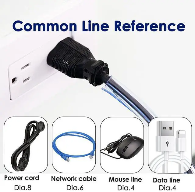 Alt view image 5 of 6 - Dog and Cat Cord Protector, Cable Sleeve for USB Charge/Power 2Pack