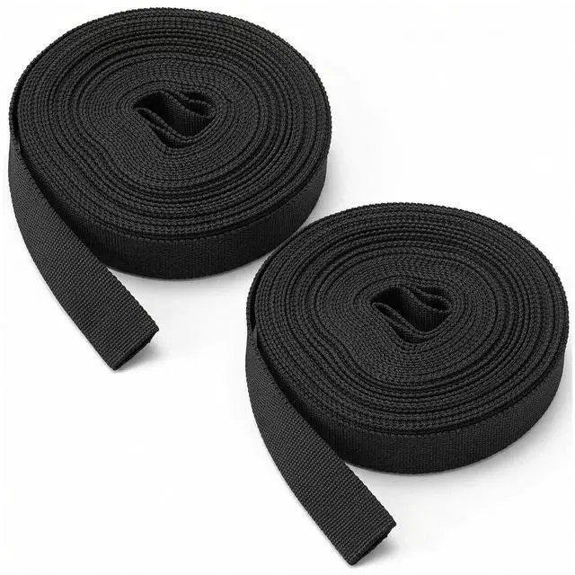 Alt view image 7 of 7 - Heavy-Duty Hydraulic Hose Protector and Welding Sleeves, 2-Pack Nylon Cable Wrap, 33 ft Length, Black Protective Sheath for Torch, Cords, and Tubing