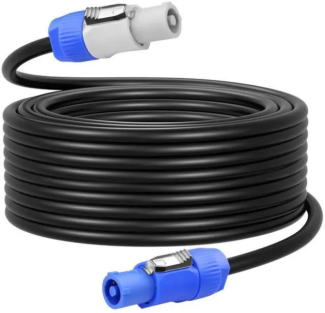 Main image of PowerCon Power Cable, 16AWG AC PowerCon Input to PowerCon Output 3 Pin Power Extension Cable for Stage Lights, LED Screens, Moving Heads & Pro Audio and More (16.4ft/5m)