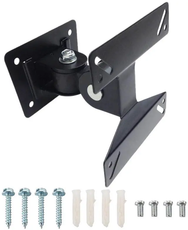 Main image of Wall Mount TV Monitor Bracket with Tilts and Extends for Most 14-27 Inch LED LCD OLED Screens,75 100 VESA Compatible,Max 40lb Capacity (14''-24'')
