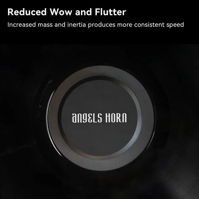 Alt view image 5 of 6 - Record Weight Stabilizer, 303g LP Turntable Vinyl Clamp | Protective Rubber Pad, Reduce Vibration & Improve Sound Quality, Universal Compatibility for Vinyl Lovers