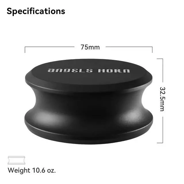 Alt view image 6 of 6 - Record Weight Stabilizer, 303g LP Turntable Vinyl Clamp | Protective Rubber Pad, Reduce Vibration & Improve Sound Quality, Universal Compatibility for Vinyl Lovers