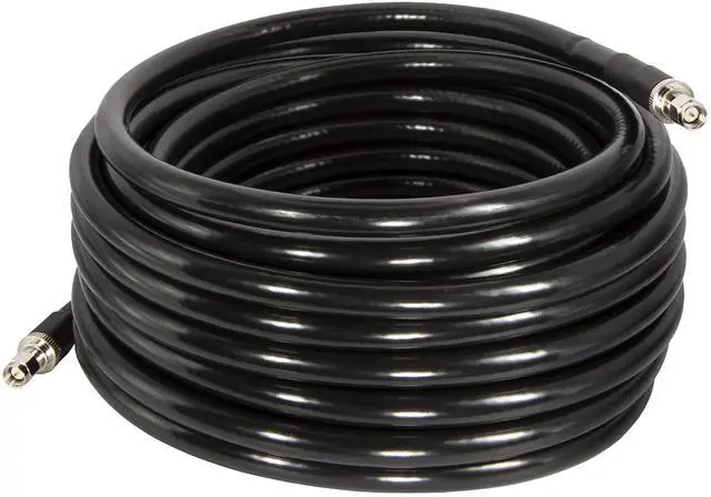 Main image of LMR400 30' (10m) Ultra-Low Loss SMA Extension Cable - 50, Male-to-Female, Black, Suitable for RF Applications, Ham Radios, SDR Systems, Industrial or Commercial RF Equipment, and Antennas