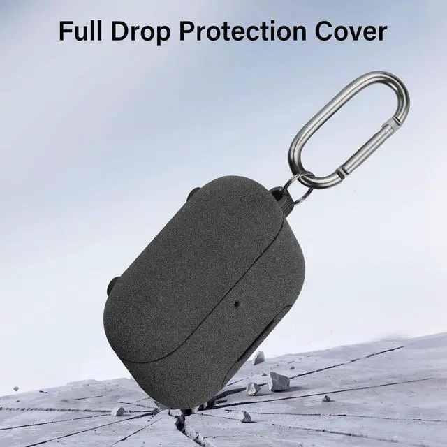 Alt view image 6 of 6 - Magnetic Lock Lid Case Compatible with AirPods Pro 3 | Built-in Phone Stand, MagSafe Ready, Shockproof Protective Cover with Lanyard