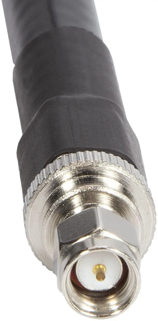 Alt view image 5 of 6 - LMR400 30' (10m) Ultra-Low Loss SMA Extension Cable - 50, Male-to-Female, Black, Suitable for RF Applications, Ham Radios, SDR Systems, Industrial or Commercial RF Equipment, and Antennas