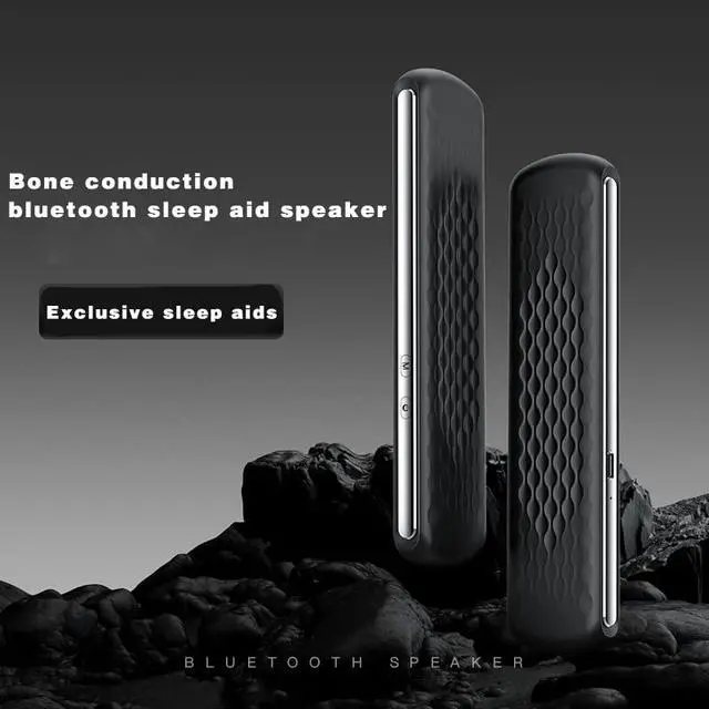 Alt view image 4 of 7 - Bone Conduction Under Pillow Bluetooth Speaker with Built-in White Noise Machine, Wireless Portable Sleep Aid Speaker for Side Sleepers Adults, No Earphones Needed for Deep Sleep