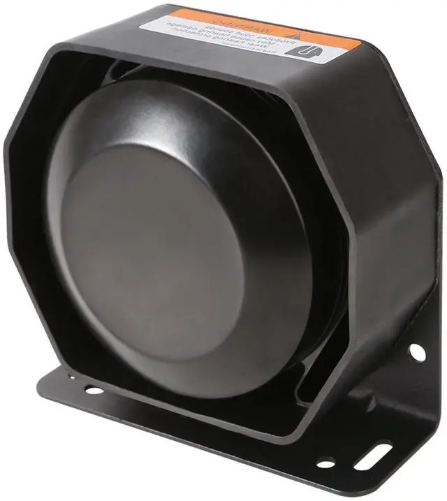 Main image of JAMTOM Compact High-Performance PA Siren Horn, 200W/8 ohms Ultra Slim Sirens Speaker for Emergency Vehicles, Construction Vehicles, Engineer Vehicles (Capable with Any 100-200 Watt Siren System)