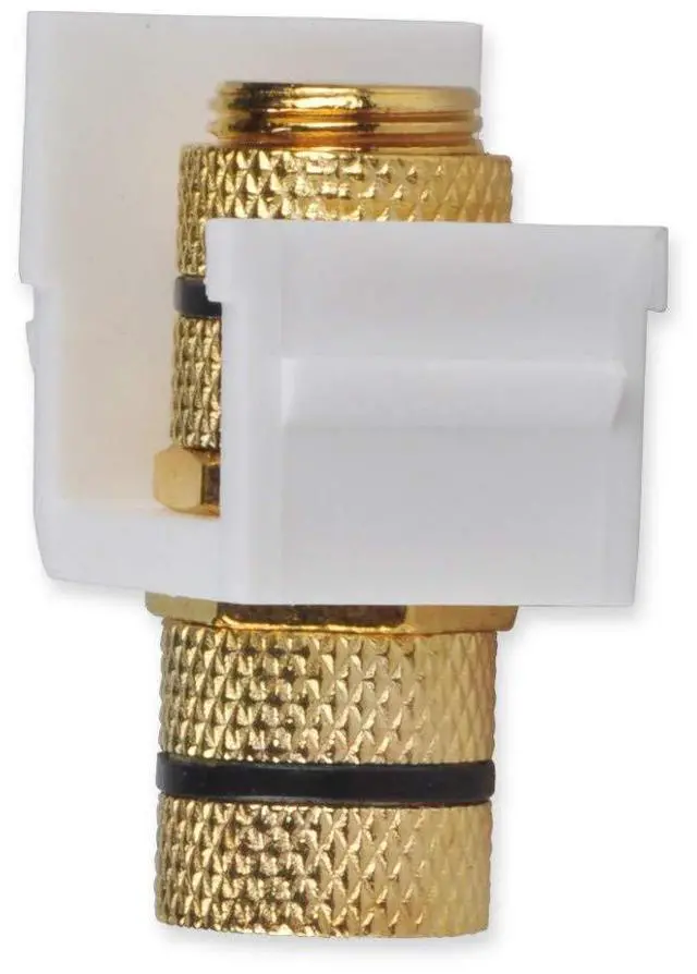 Alt view image 3 of 4 - Speaker Post Snap-in Banana Keystone Jack - White, 10pcs
